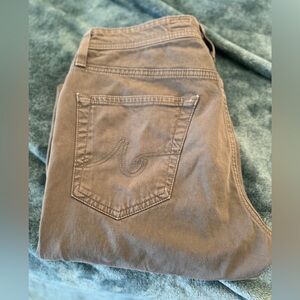 AG Adriano Goldschmied gray cotton pants - 31” x 32”